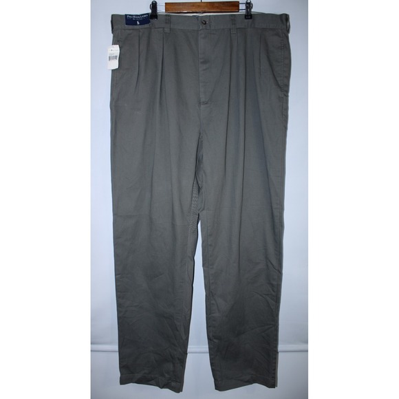 NWT Polo Ralph Lauren 42x34 Olive Green Big and Tall Chino Pants